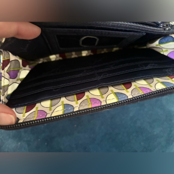 Vera Bradley Black Quilted Clutch - Picture 5 of 8